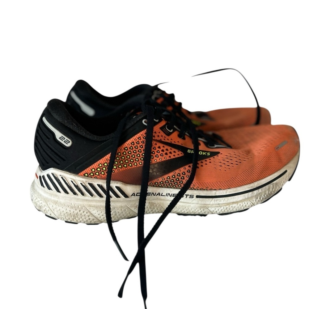 Brooks Adrenaline GTS 22 Men’s Running Shoes Orange Black Size 8.5